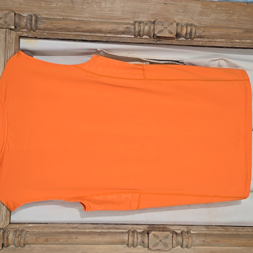 Tek Gear Performance Training Orange Sleeveless Tank Size X-Large - Picture 4 of 5